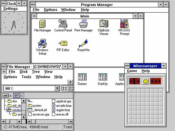 History of Microsoft Windows pics