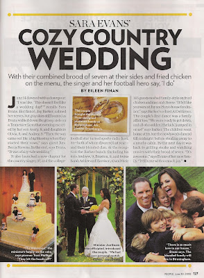 Nashville Event Lighting: Country Singer Sara Evans in People Magazine