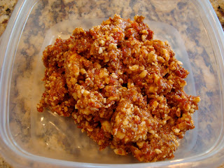 Finished Raw Vegan Taco Nut "Meat"