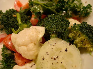 Close up of Mixed Green salad
