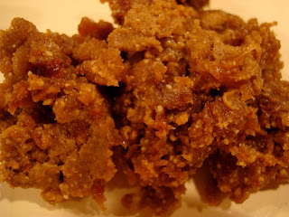 Close up of dough on plate