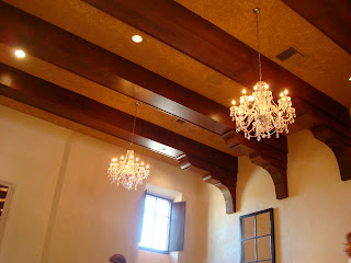 Chandeliers in Ballroom