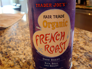 Trader Joe's Fair Trade Organic French Roast coffee in container