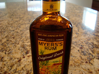 Bottle of Myers's Rum