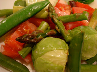 Green salad with mixed vegetables