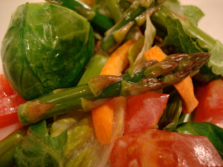 Mixed salad with Vegan Slaw Dressing