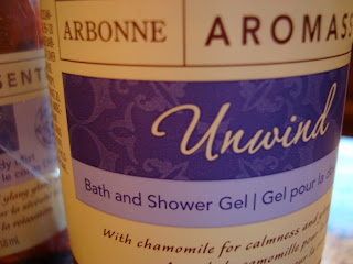 Arbonne Aromassentials bath and shower gel