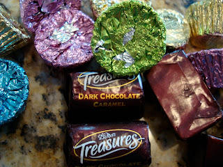 Dove Dark Chocolate Caramel's and Peanut Butter Cups