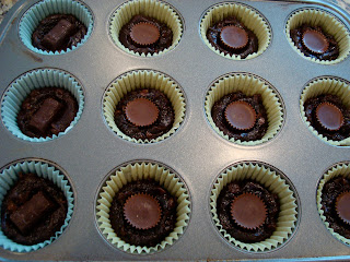 Candy pressed into center or brownie bites