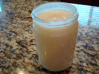 Jar of Homemade Vegan Slaw Dressing