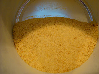 Inside Nutritional Yeast container