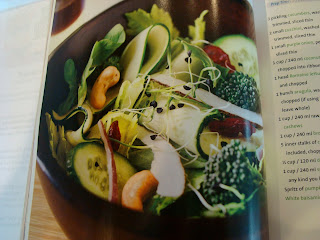 Green Bowl with Cucumbers photo inside of cookbook