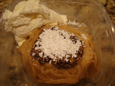 Overhead of bar with softserve and whipped cream - 17