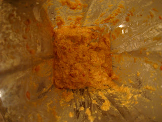Overhead of blended up mixture