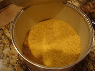 Inside of Nutritional Yeast Container