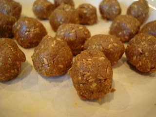 Raw Vegan Donut Holes on white plate