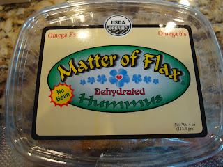 Matter of Flax Dehydrated Hummus container