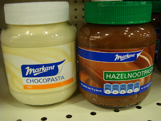 Dutch White Chocolate and Hazelnut Pastes