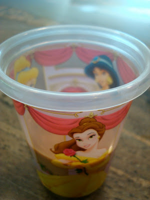 Chocolate Coconut Princess Shake in princess cup