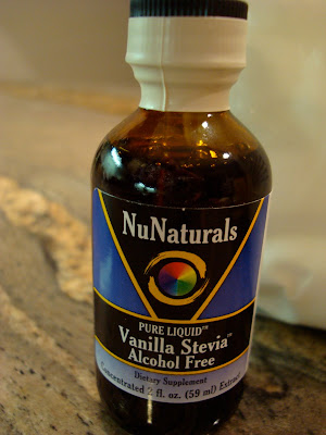 Container of Liquid Vanilla Stevia