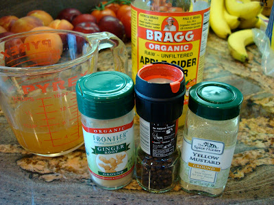 Ingredients for Vegan Sweet and Sour Refrigerator Pickles