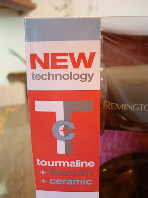 Box of hair dryer saying New Technology tourmaline