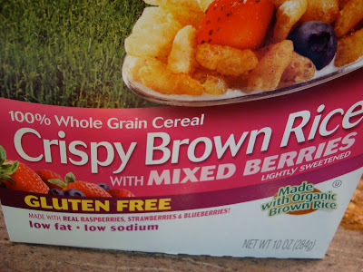 Crispy Brown Rice with Mixed Berries Cereal