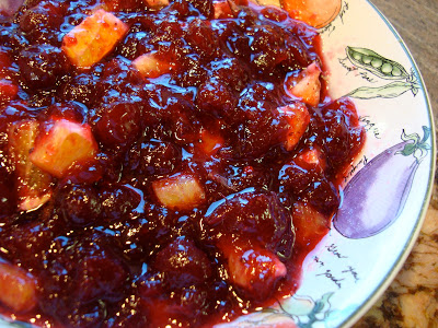 Close up of Cranberry Sauce