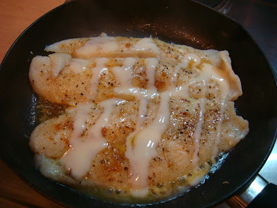 Grouper drizzled with Vegan Slaw Dressing