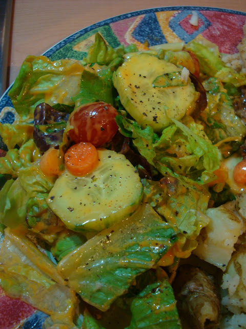Close up of salad on plate