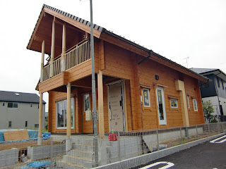 茨城の国産桧ログハウス