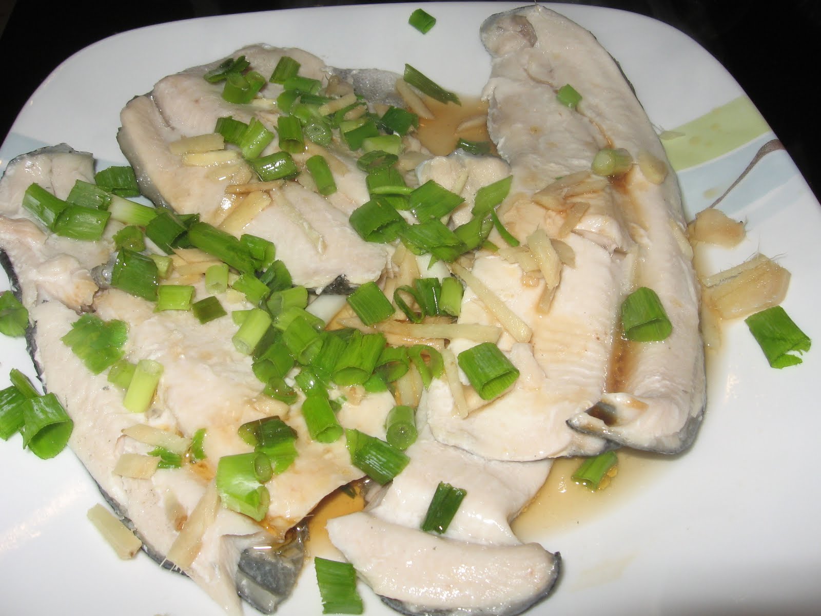 Palates & Palettes Vietnamese steamed fish in ginger and scallion sauce