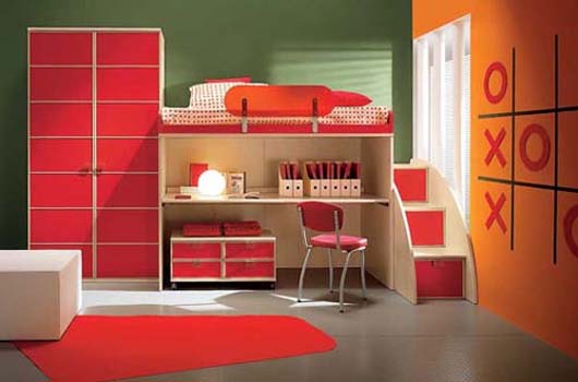 Modern Minimalist Kids Bedroom