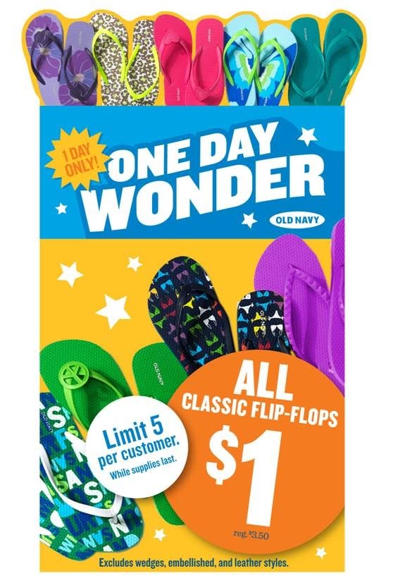 old navy dollar day 2019