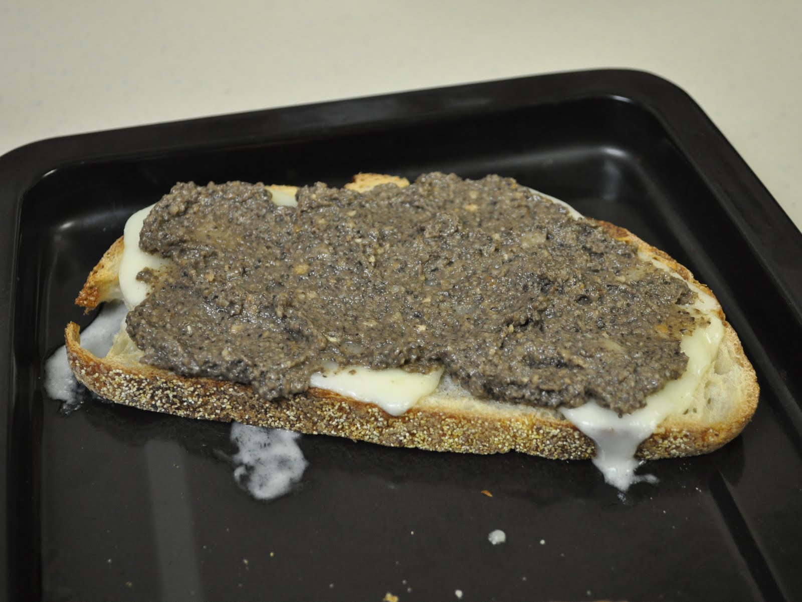 Kate's Kitchen Mushroom Truffle Oil Pesto and Truffle Cheese Melts