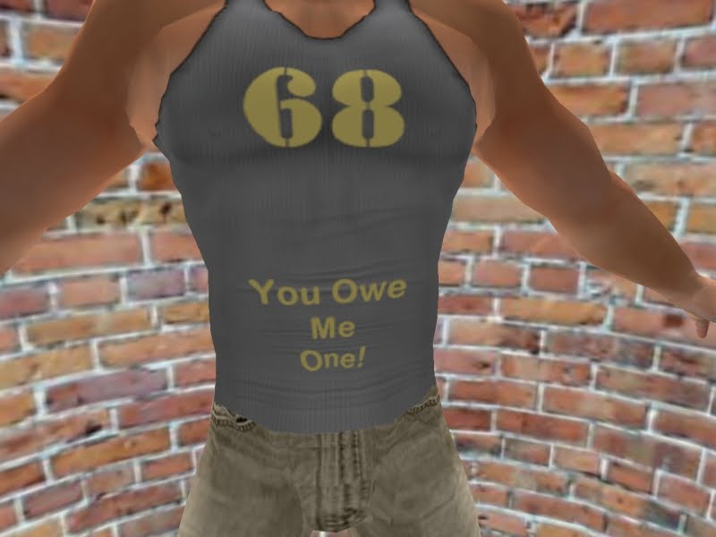 TNC Totally Naughty Clothes TNC 68 You Owe Me One Men's Tank Top