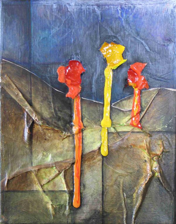 Daily Painters Abstract Gallery: "Landscape III" Contemporary Abstract