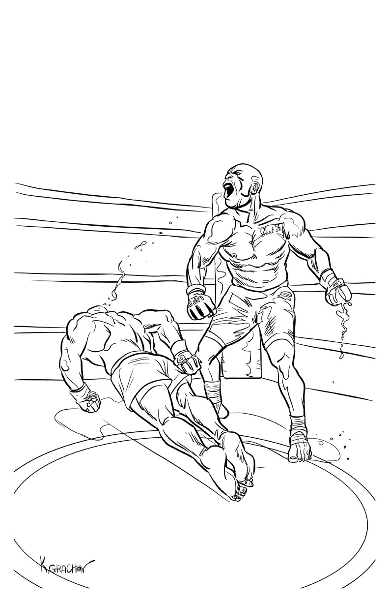 ufc coloring pages - photo #13