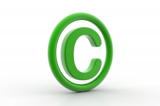 green copyright sign