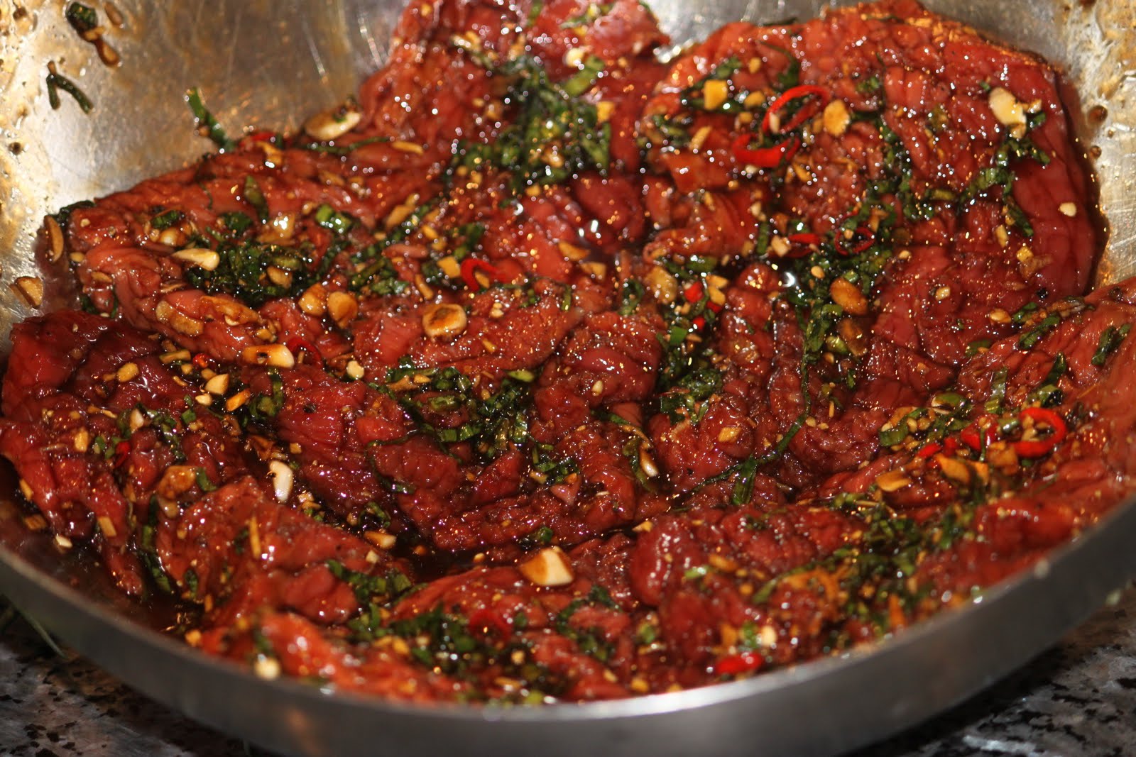 The Orient Zing. Beef marinate….with a hint of coffee