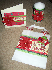 Candle, Gift Bag and Christmas Card
