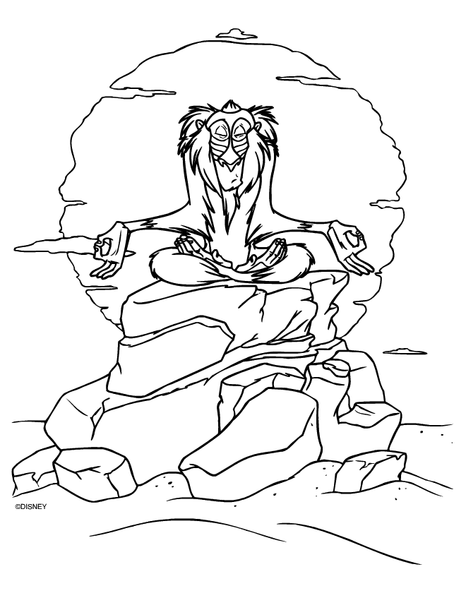 images of lion king coloring book pages - photo #13