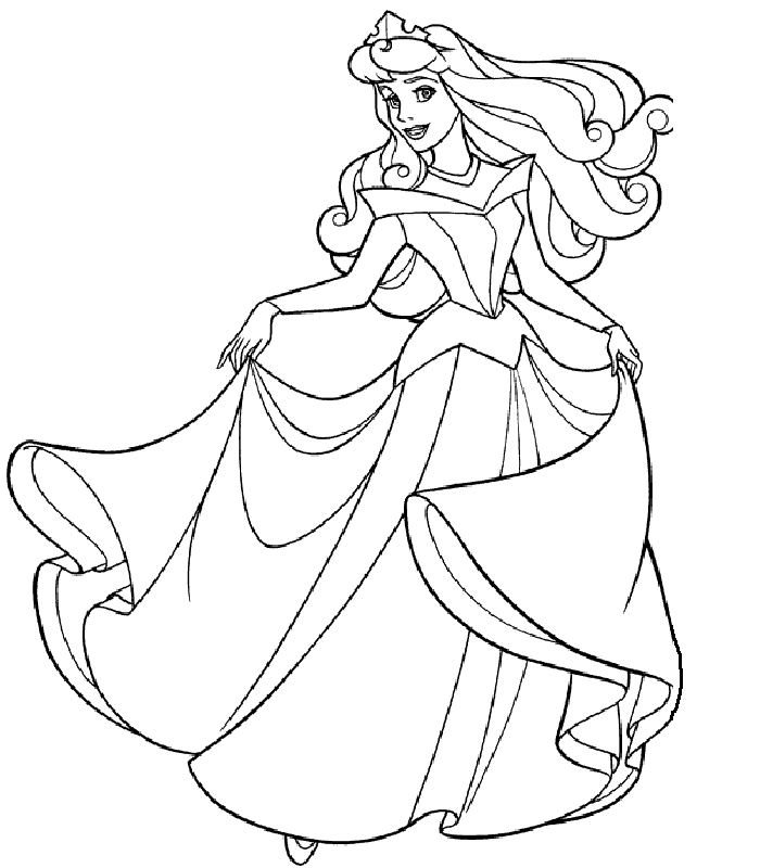 Disney Princess Belle Coloring Pages