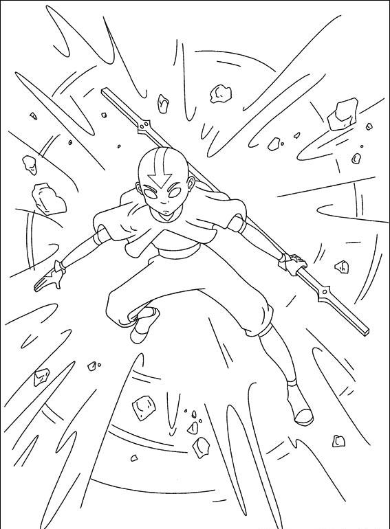 aang coloring pages - photo #21