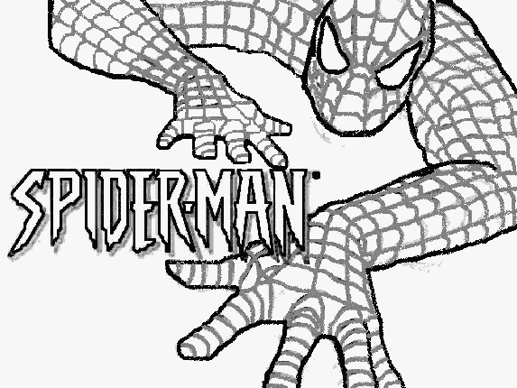 Coloring Pages Kids Spiderman Super Hero