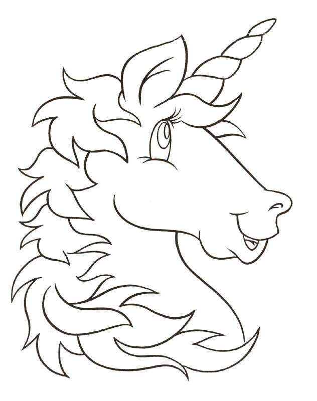 unicorn coloring pages online only - photo #15