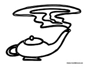 blog creation2: Genie Lamp Printable Coloring " Disney Aladdin