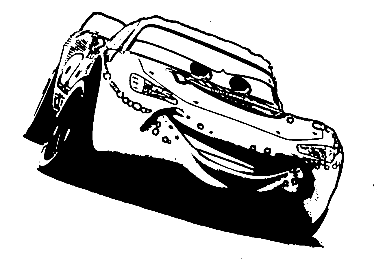 Disney Cars : Lightning Mcqueen Coloring Pages