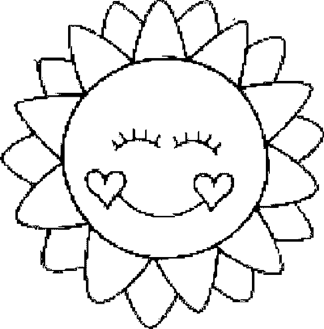 Free Coloring Pages To Print " Sun