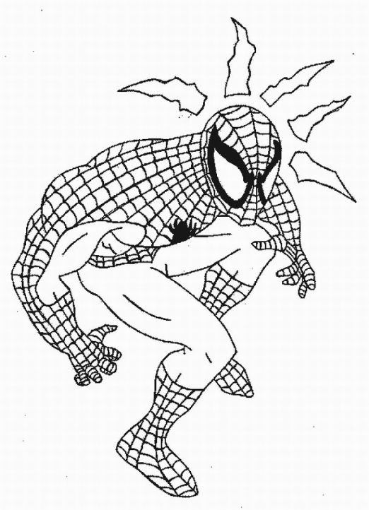 free printable spiderman coloring pages - photo #36